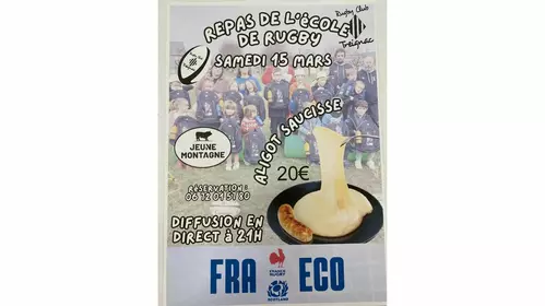 Repas Ecole de Rugby